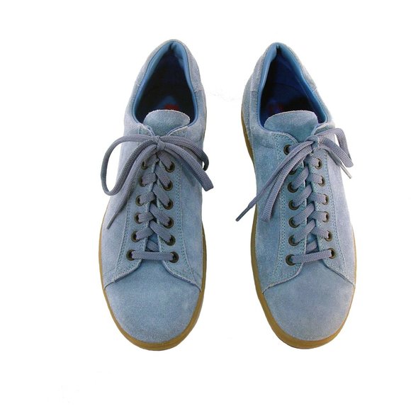 MIU MIU Vintage Blue Suede Sneakers Men's US 11 - Picture 2 of 8